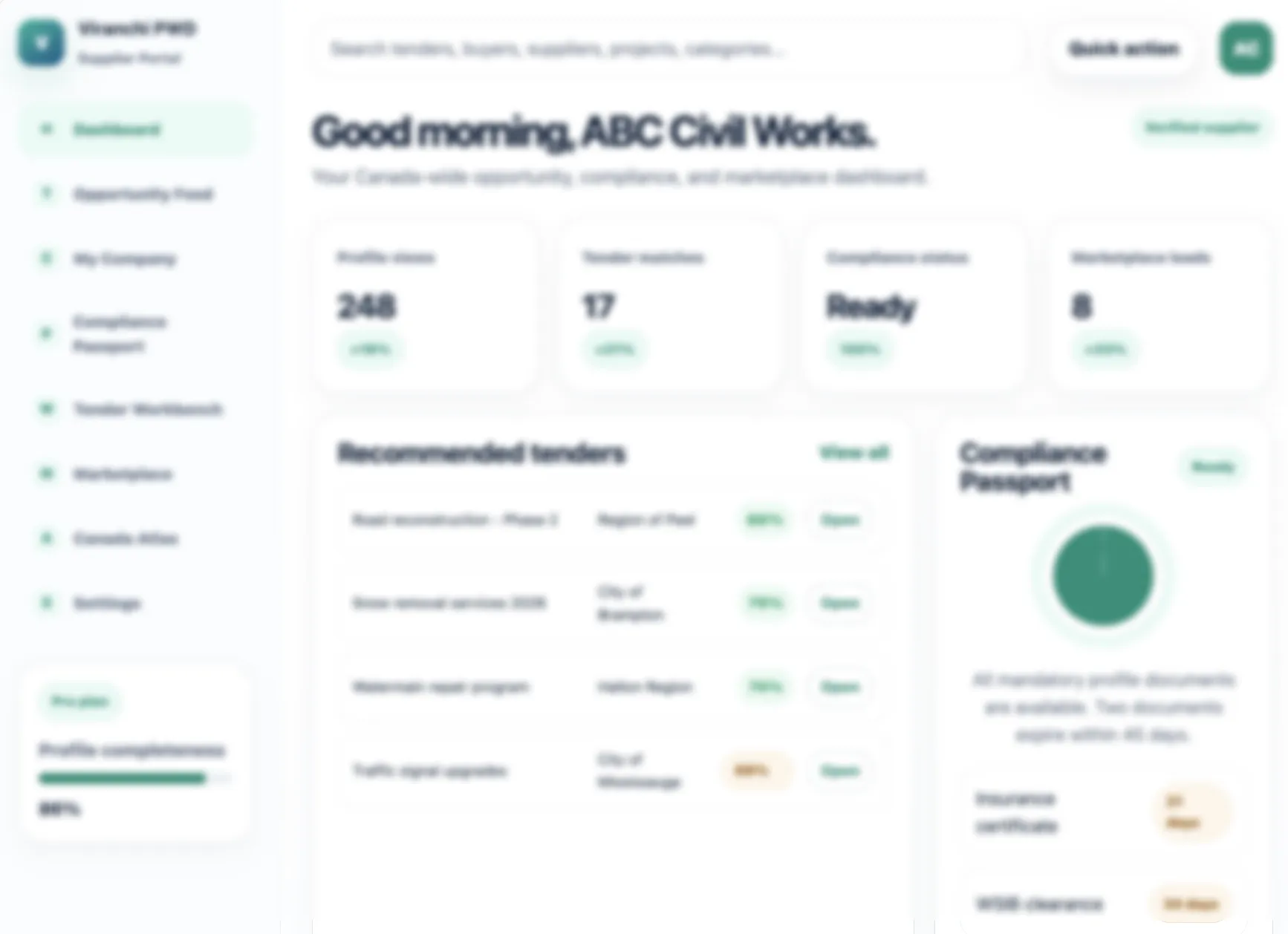 Viranchi Public Works Discovery dashboard renewal project coming soon